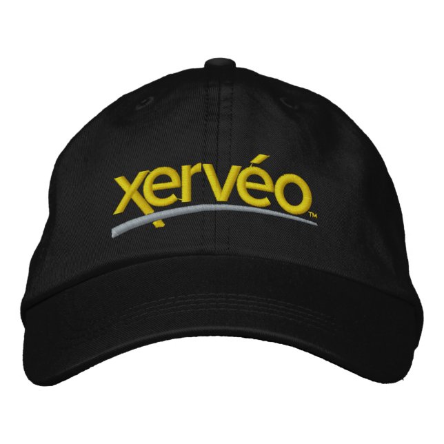 Xerveo Hat (svart) Broderad Keps (Framsida)