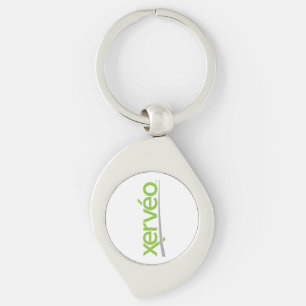 Xerveo Stylized Keychain Swirl Silverfärgad Nyckelring