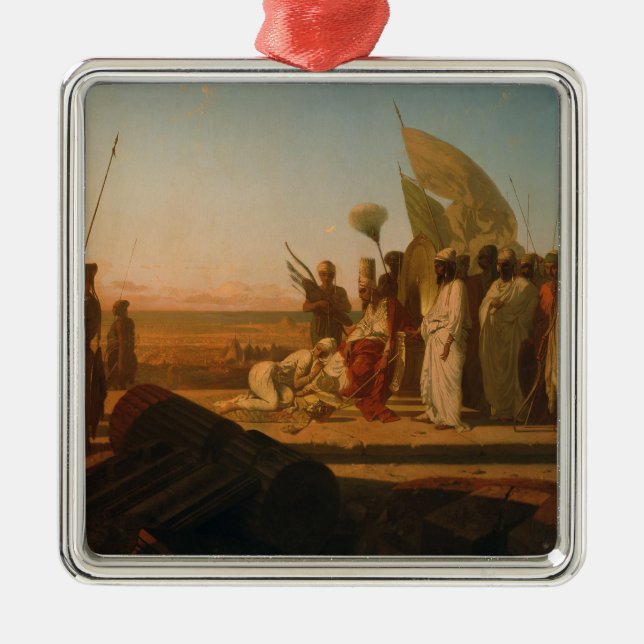 Xerxes på Hellesponten Julgransprydnad Metall (Framsidan)