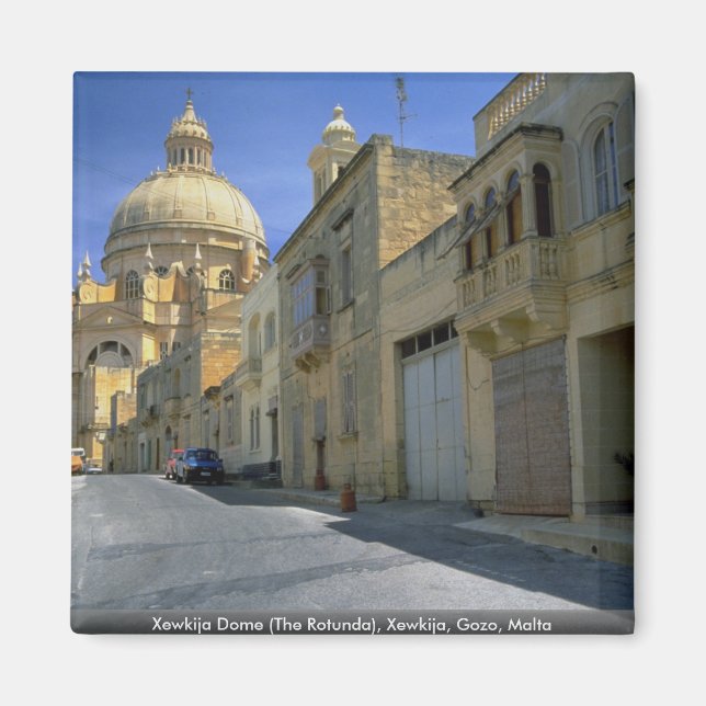 Xewkija Dome (Rotunda), Xewkija, Gozo, Malta Magnet (Framsidan)