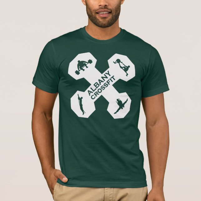 Xfit Dumbell logotypvit Tee Shirt (Framsida)