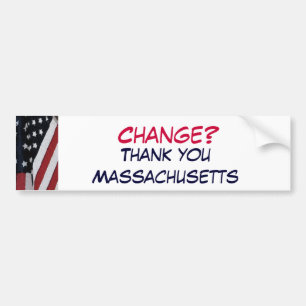 XG-, ändring? Tacka dig Massachusetts, Bildekal