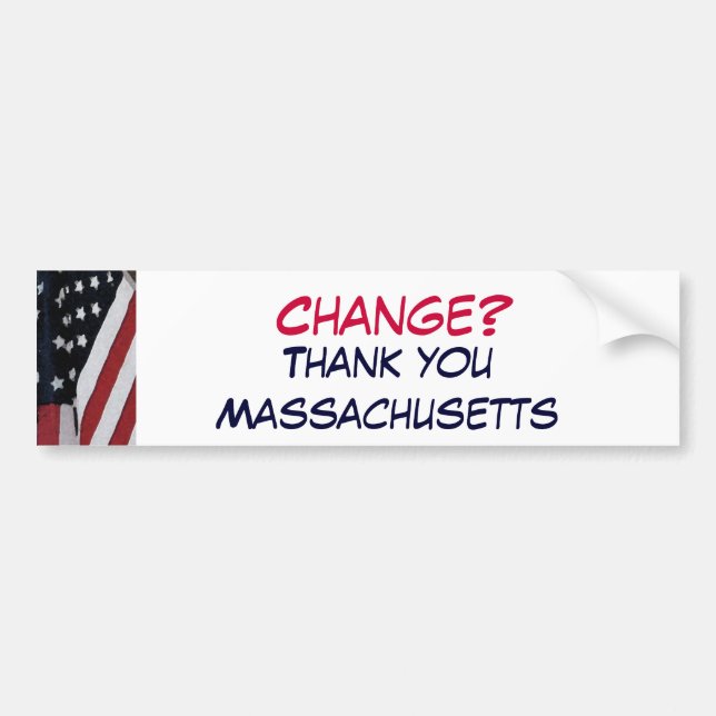 XG-, ändring? Tacka dig Massachusetts, Bildekal (Framsidan)