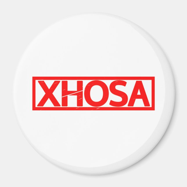 Xhosa Frimärke Magnet (Framsidan)