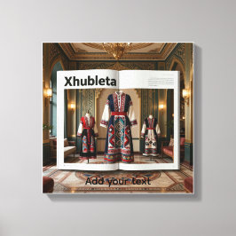Xhubleta Spread Ultimat Geometrisk Stilmönster Canvastryck