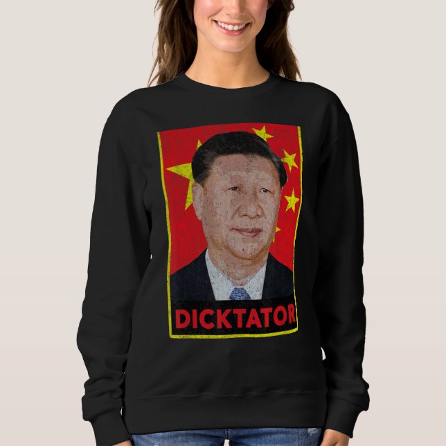 Xi Jinping Dicktator kinesisk kommunistisk propaga T Shirt (Framsida)