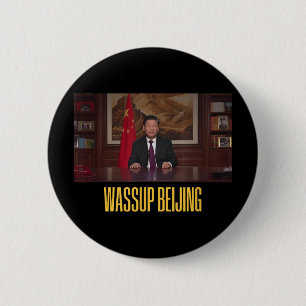Xi Jinping Wup Beijing Funny Meme Ansikte Giga Xi Knapp