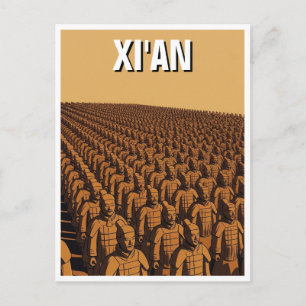 Xiaans antika stad (Terrakottaarmén) Vykort