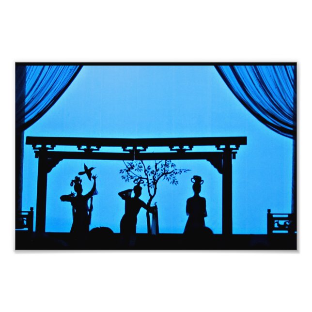 Xi'an Show Silhouette Fototryck (Framsidan)