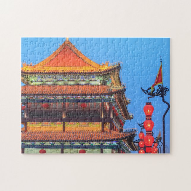 Xi'An stadsmur byggnad Pussel (Horisontell)