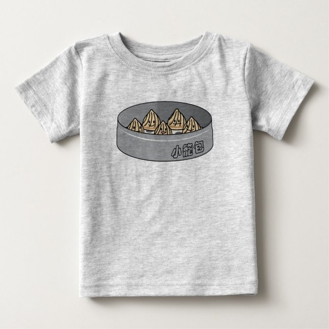 Xiaolongbao Kinesisk dupling av Soppa Sum Bun T-shirt (Framsida)