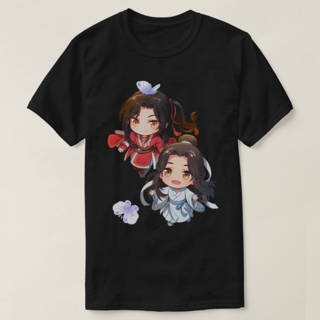 xie lian och hua cheng himmel officiells välsignel t shirt (Design framsida)