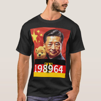 XIJINPING WINNIE POOH CHINA CCP 198964 GERMAN FLAG T SHIRT