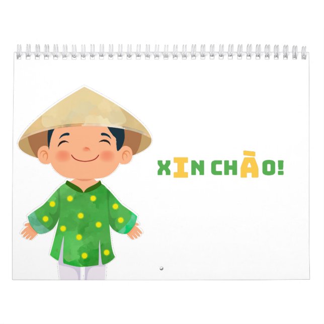 XIN CHÁO! Vietnamkalender Kalender (Omslag)