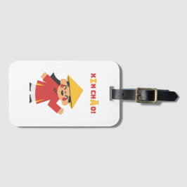 XIN CHÁO! Vietnams språktagtaggar Bagagebricka