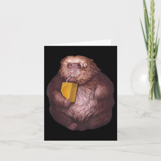 Xing Xing Xing Monkey Meme - Funny Viral Design Kort (Framsida)
