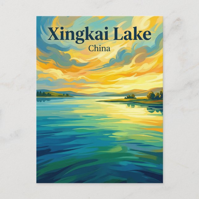 Xingkai Lake Kina Vykort (Framsida)