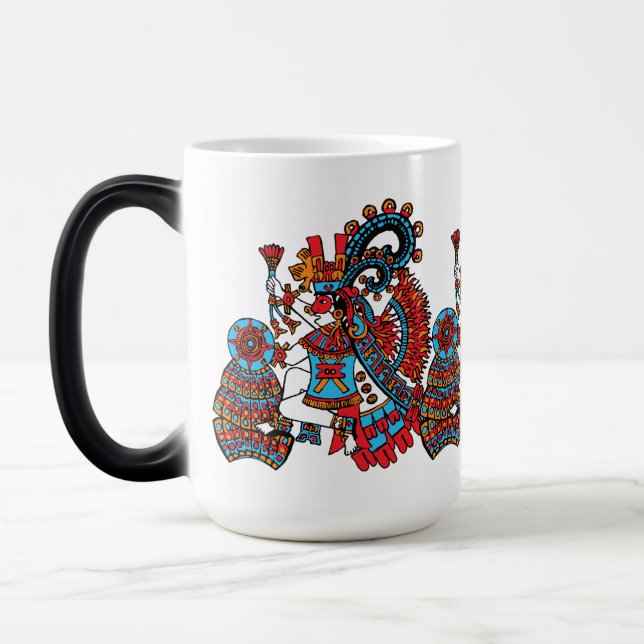 Xiuhtecuhtli – Turkosens herre, eldguden Magisk Mugg (Vänster)