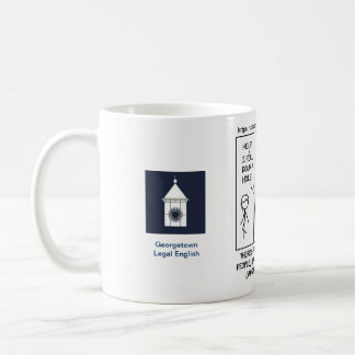 xkcd linguist humor - Georgetown OLE Kaffemugg