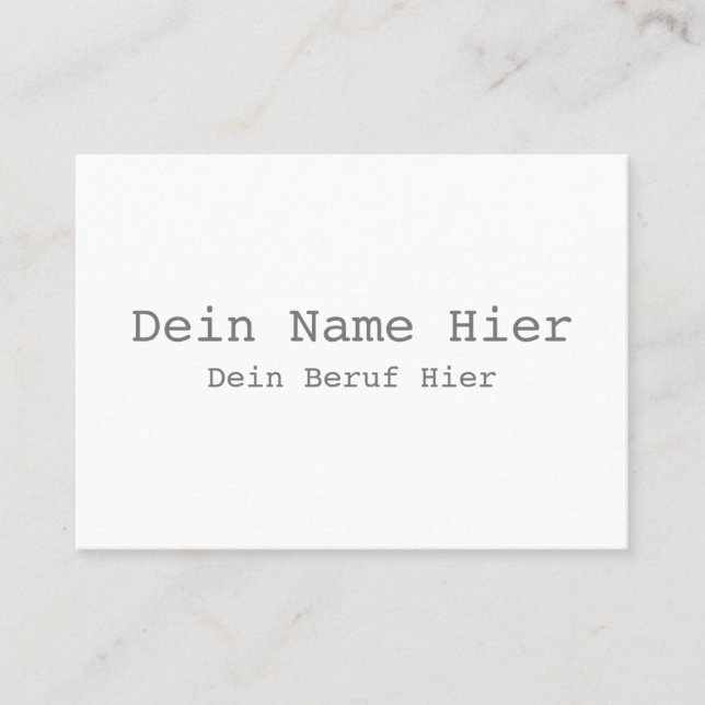 XL Visitenkarte Selbst Gestalten - Vorlage Visitkort (Framsida)