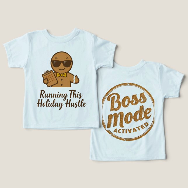 XMAS Bella+Canvas Toddlers & Baby T‑Shirt T Shirt (Design fram och bak)