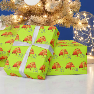 Xmas Bön grönaktig Presentpapper