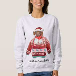Xmas Brun Dackel Ful Jul Wienerhund Mamma T Shirt