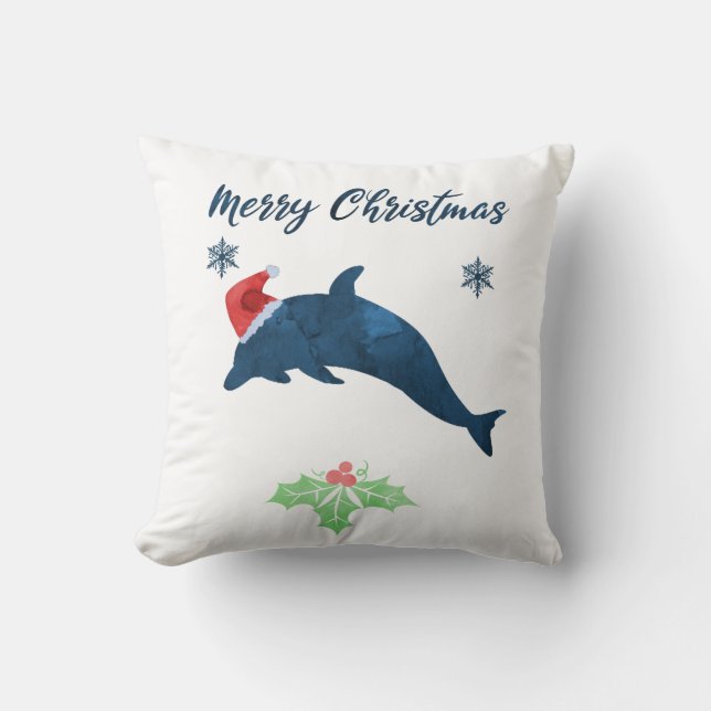 Xmas Delfin Kudde (Framsida)