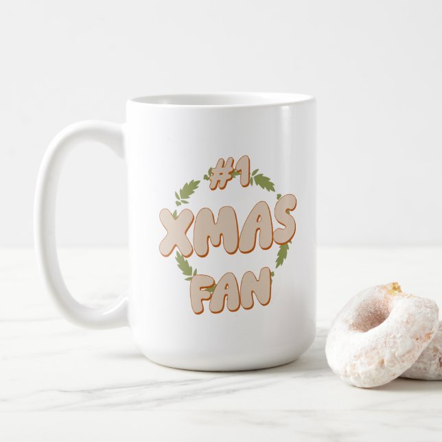 Xmas Fan Kaffemugg (Med munk)
