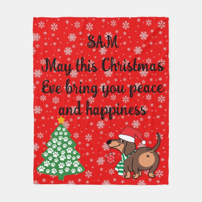 XMAS GIFT FLEECEFILT (Framsidan)