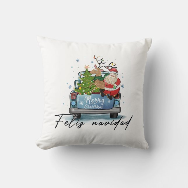 Xmas Gift Merry Christmas Kudde (Framsida)