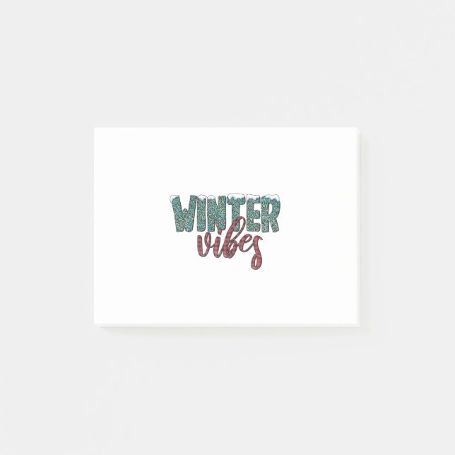 Xmas Gift Winter Vibes Post-it Block (Framsida)