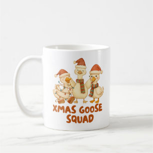 Xmas Goose Squad – Rolig Julkaffekopp Kaffemugg