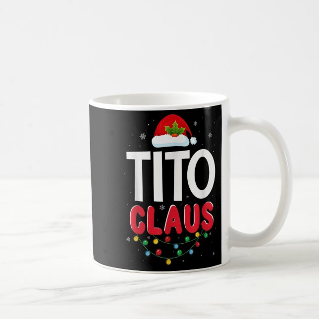 Xmas Light Tito Santa Claus Christmas Matching Cos Kaffemugg (Höger)