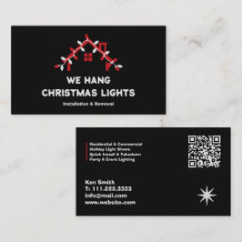🎄 Xmas Ljusinstallation QR Visitkort