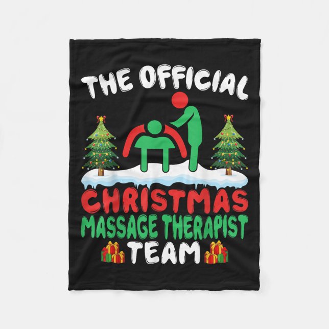 Xmas Mage Therast Team - Mage Therapy Christmas  Fleecefilt (Framsidan)