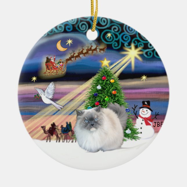 Xmas Magic - Himalaya Julgransprydnad Keramik (Framsidan)
