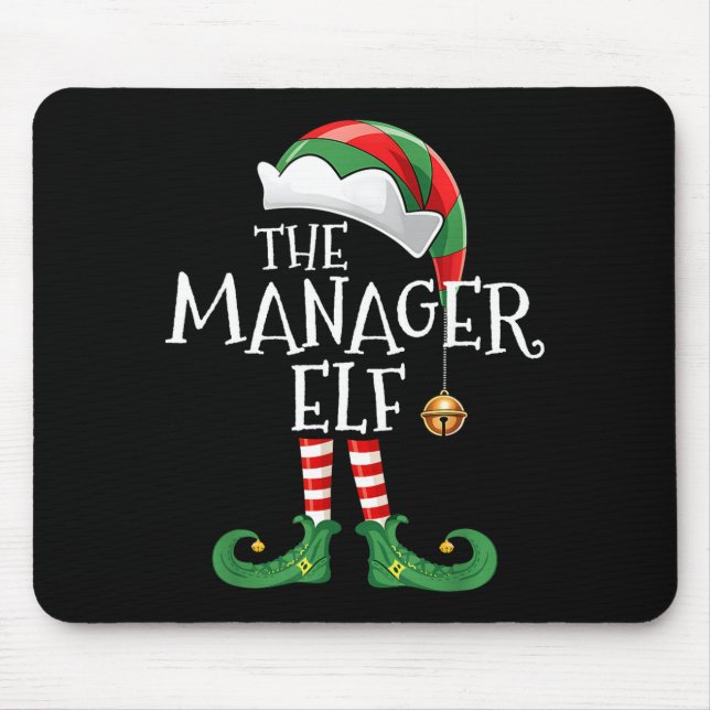 Xmas Manager Elf Matching Family Group Christmas E Musmatta (Framsidan)