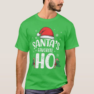 Xmas Men Women Christmas Pajamas Santas Favorite H T Shirt