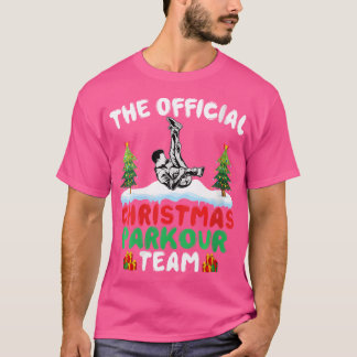 Xmas Parkour Team - Funny Freerunning Parkour Chri T Shirt