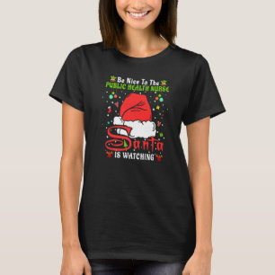 Xmas Pyjamas Var Snäll Mot Distriktssköterskan Ch T Shirt