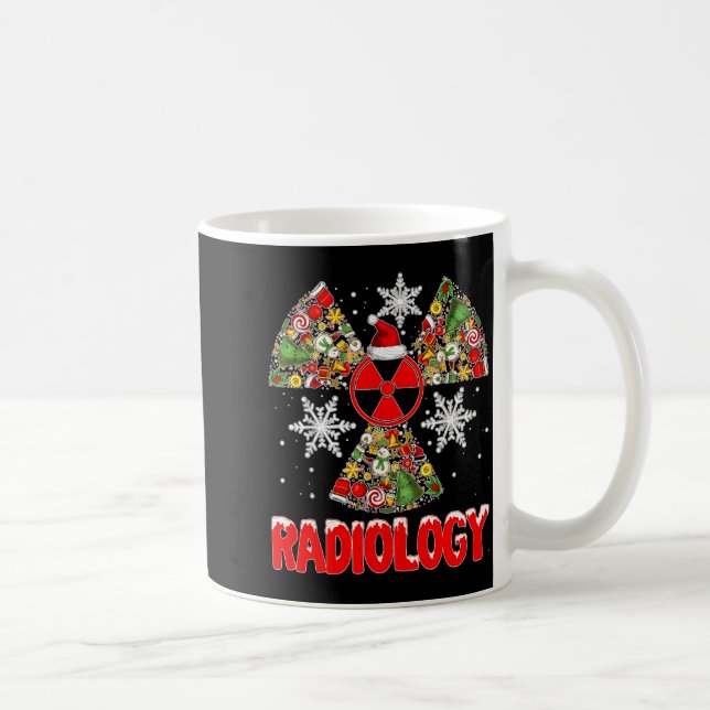 Xmas Radiology Christmas Radiologist Xray Tech Cut Kaffemugg (Höger)