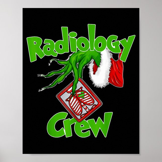 Xmas Radiology Christmas Radiologist Xray Tech Fun Poster (Framsidan)