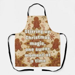 XMAS Retro‑Boho Gingerbread Magic Chef