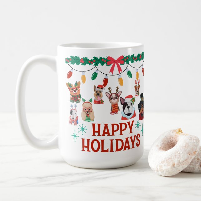 xmas roof coffee mug 15oz kaffemugg (Med munk)