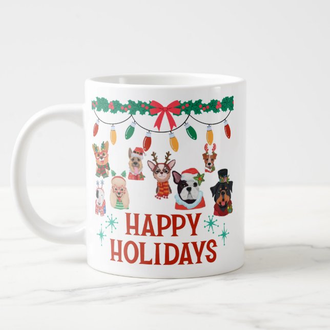 Xmas Roof coffee specialty mug Jumbo Mugg (Vänster)