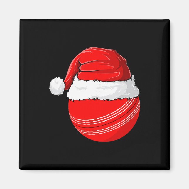 Xmas Santa Hat Christmas Cricket  Magnet (Framsidan)