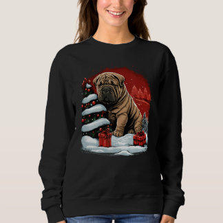 Xmas Shar Pei Santa on Christmas Shar Pei T Shirt