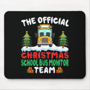 Xmas Skolbuss Övervakningsteam - Skolbuss Övervaka Musmatta