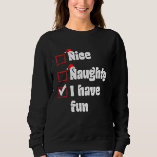 Xmas Snäll Stygg Jag Har Kul Stygga Listan Jul T Shirt